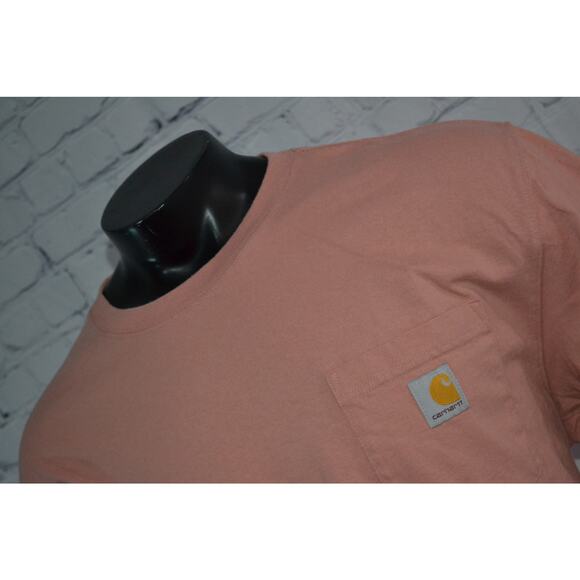 Carhartt Work T-Shirt Front Pocket Cotton Short Sleeve Mens Size XL Loose - Picture 2 of 7